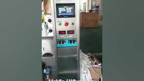 Tea pyramid bag packing machine operation video from Wilpac