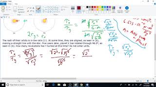 Physics Unit 7 Problem 15, Circular Orbits