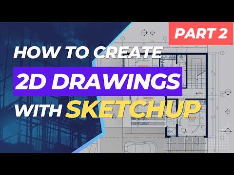 d*7様 SKETCHING! EP2 / SKETCH UP! Recordi How to create 2D Drawing with SketchUp (Part 2) - YouTube
