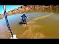 8 FOOT NOT 8 LB FISH ON KastKing Speed Demon Pro Rod & Kapstan Fishing Reel
