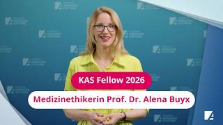 Introducing our new KAS Fellow 2026: Prof. Dr. Alena Buyx