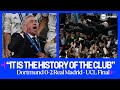 Reaction carlo ancelotti reacts after real madrid win the champions league against dortmund 