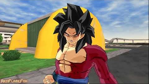 GOKU SSJ4 vs VEGETA SSJ4 - DBZ Budokai Tenkaichi 1