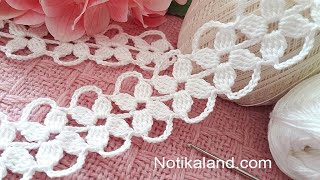 Notikaland - Crochet Lace Ribbon Crochet Tape