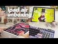  ipad air 5 aesthetic unboxing pink  genshin graphics accessories digital notes  snacks