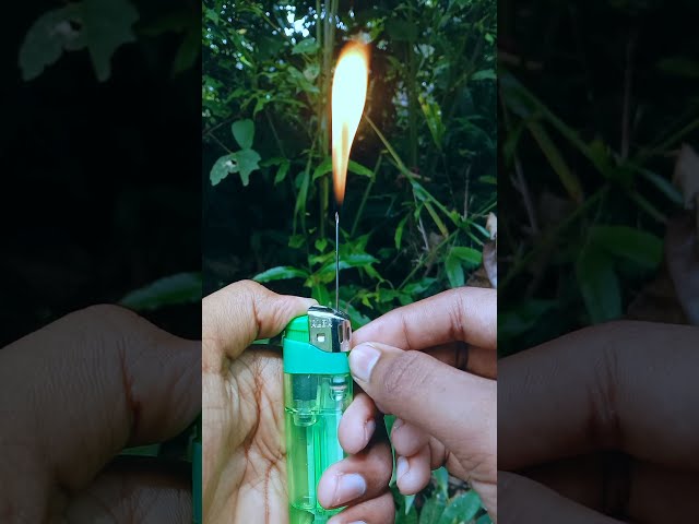 Simple And Fun Life Hack With Lighters Amazing Experiment With later #short video #m4tech class=