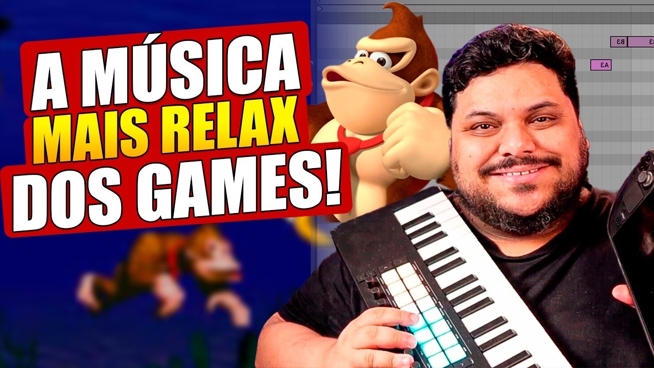 COMO A MÚSICA FOI FEITA - Donkey Kong AQUATIC AMBIENCE