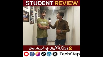 Student Review from Sahiwal About Graphics UI & UX Designing | TechStep |