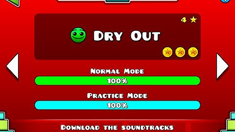 Geometry Dash | Level 4 | Dry Out | 1 attempt | (normal) 100%