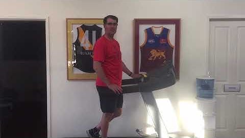Video Gait Analysis on the treadmill.