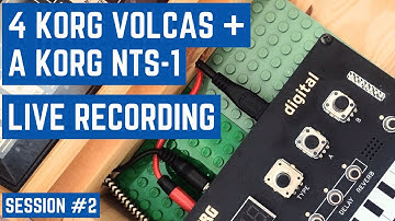 Korg VOLCAS Korg NTS1 - Synthwave Live Recording - Session #2