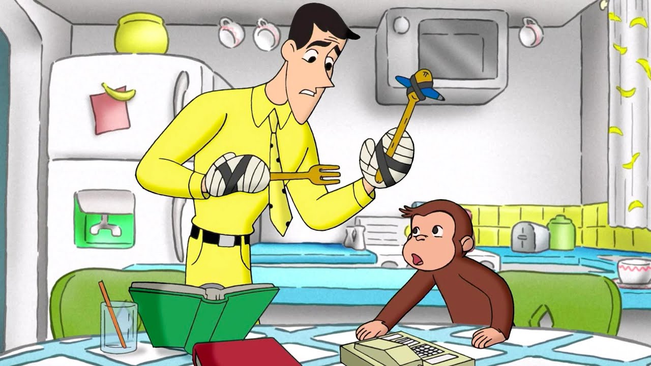 ジョージ、新しい道具を発明する 🐵 おさるのジョージ - YouTube