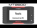 Tools Function - Connect to PC Feature | MT2600™ Training | Snap-on Diagnostics