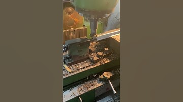 Milling machine pure titanium hexagon bar proces
