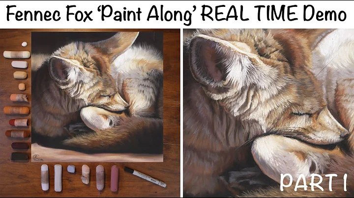 Fennec Fox 'Paint Along' Demo PART 1 (Unison Anima...