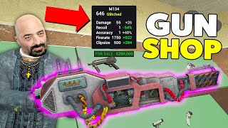 Overpowered Upgraded GUN SHOP! - Gmod DarkRP Gun Dealer (New Inventory And Weapons)