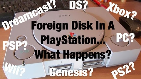 What Happens When You Put A Foreign Disc In A PlayStation 1???