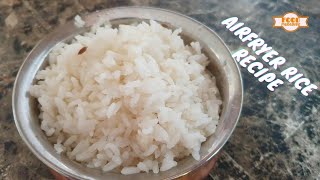 How to cook rice in Airfryer|Airfryer rice recipe|Easy Airfryer recipe|Airfyer steamed rice