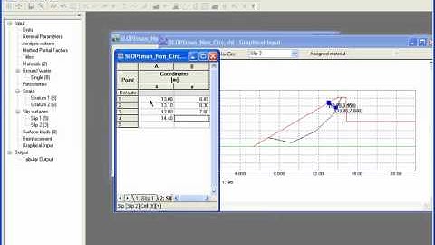 Oasys Slope - Modelling Non-Circular Slip Planes