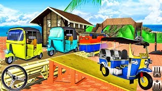 Modern Auto Rickshaw Simulator - Tuk Tuk Cargo Train Transport - Android GamePlay screenshot 5