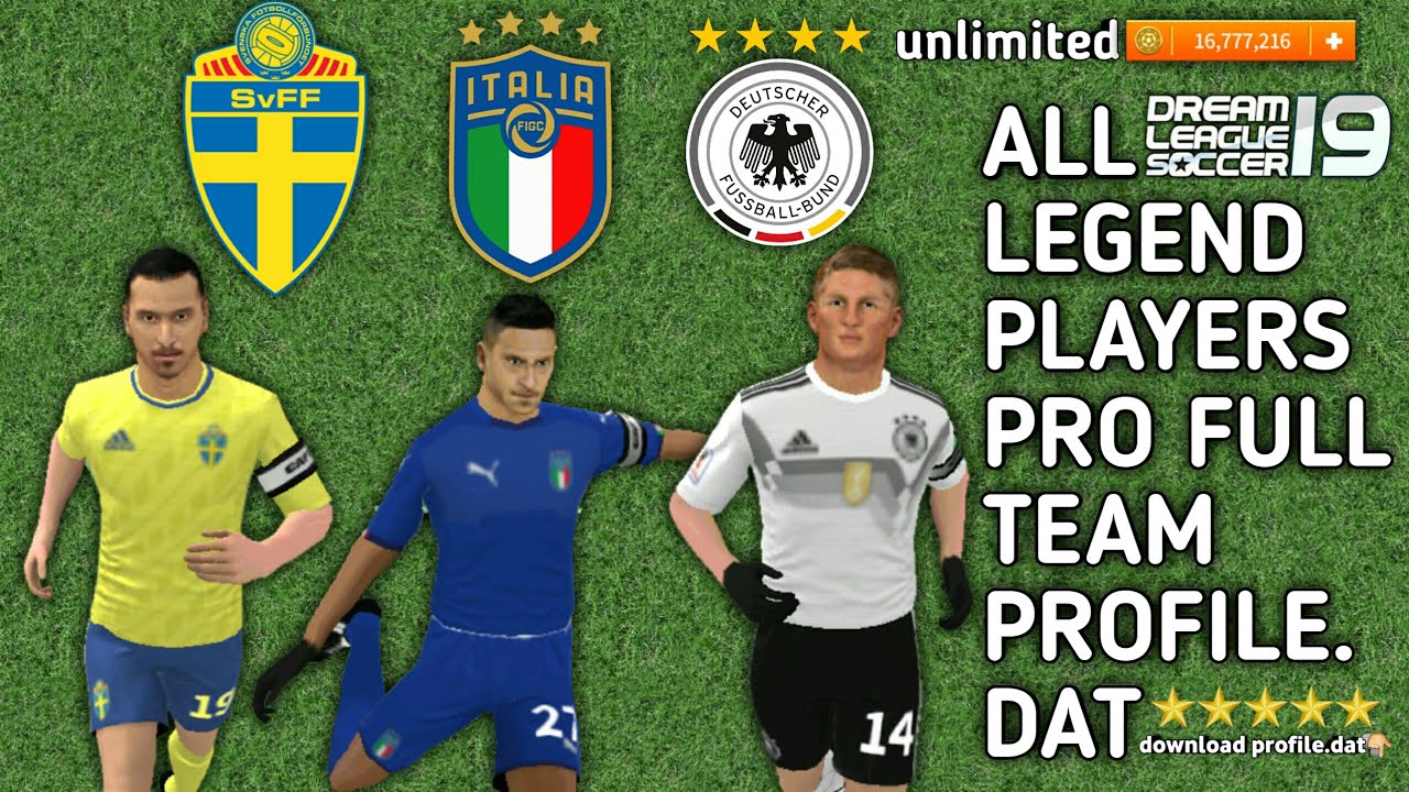 👍 unlimited 👍 Freec.Co/Dls Profile Dat Of Dream League Soccer 2018