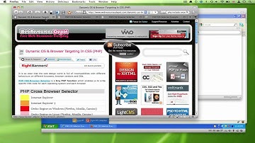Quick and simple CSS browser selection using PHP