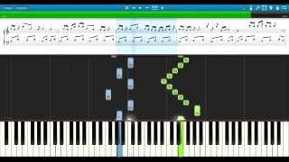 Hachiko To Train Together midi synthesia