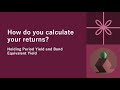 Holding period yield equivalent annual yield cfa level 1 how to calculate returns