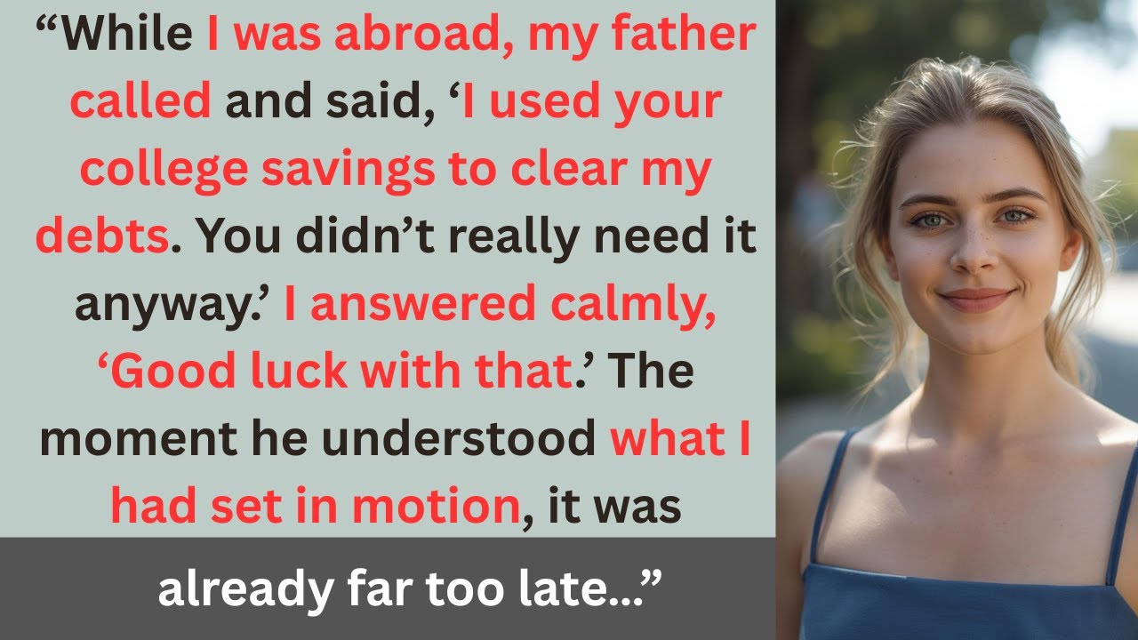 My Dad Stole My College Fund… What I Did Next Will Shock You!