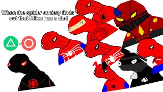 When the spider society finds out that Miles has a dad ￼