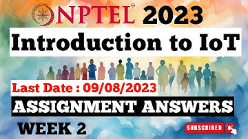 NPTEL Introduction to IoT Assignment Answers Week 2 | Jul-Dec 2023