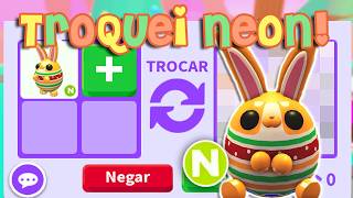 Trading Neon Easter Bunny ✨ Free Pet Admin Abuse! Easter 2026