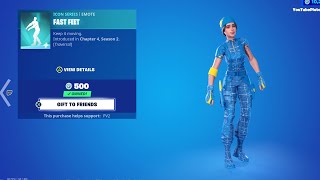 New Fast Feet Emote Fortnite Item Shop May 4Th, 2023. Fortnite Battle Royale
