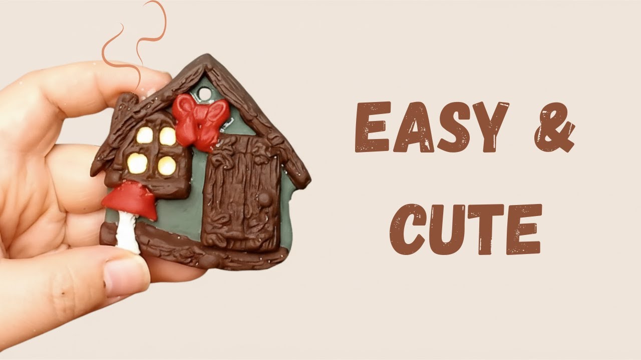 Easy Clay Ornaments | Tiny House & Sweater Tutorial