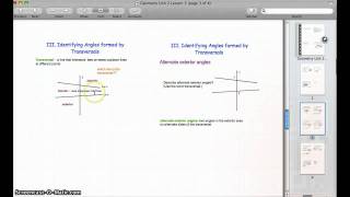 Geometry Unit 2 Lesson 2