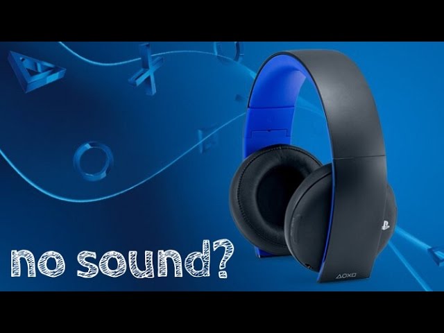 fist campaign Citizenship PS4 Sony Wireless Headset Gold 2.0 7.1 - not working - no sound fix -  installation - YouTube