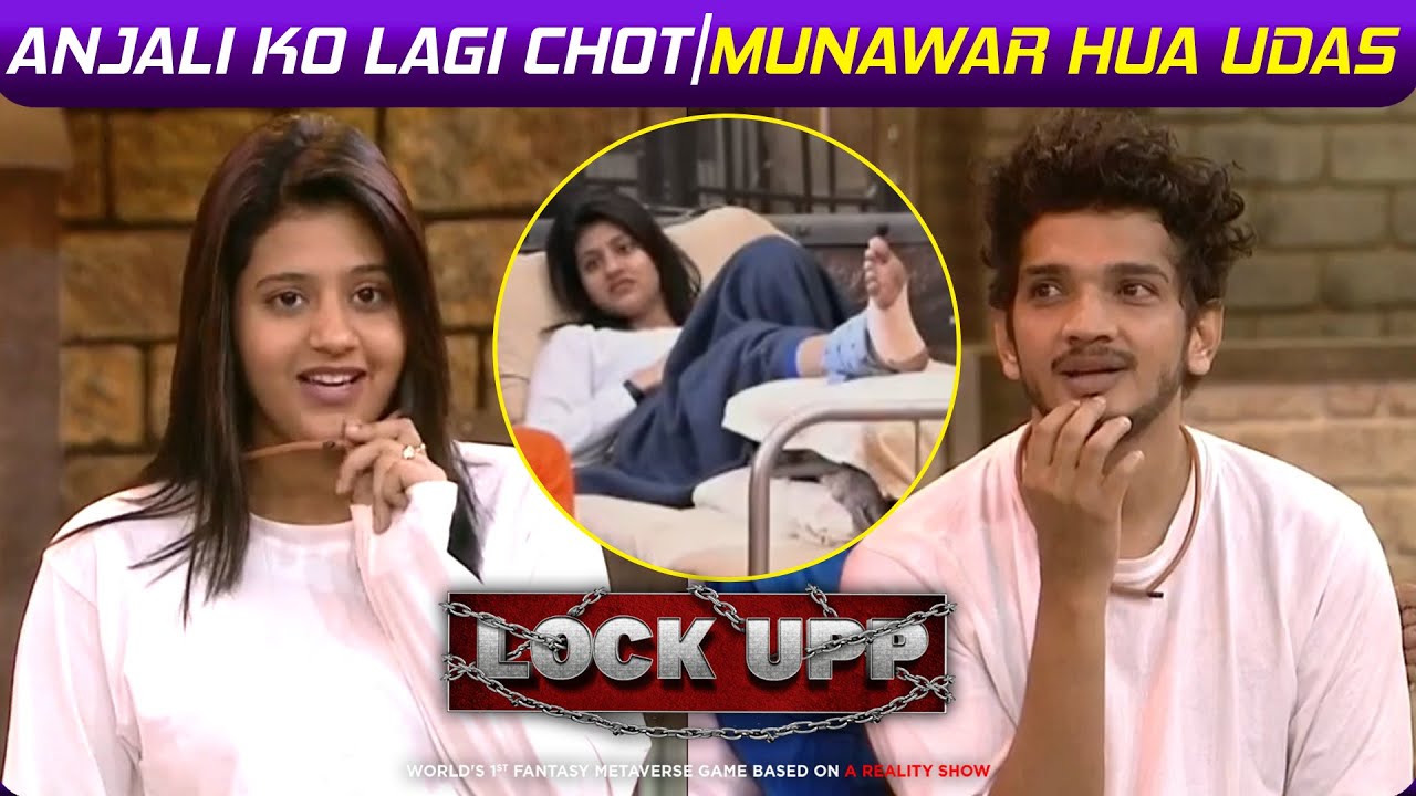 Lock Upp: Voting Appeal Karte Waqt Manch Se Giri Anjali,Anjali Ko Aayi Gambhir Chot, Hui Leg Injury