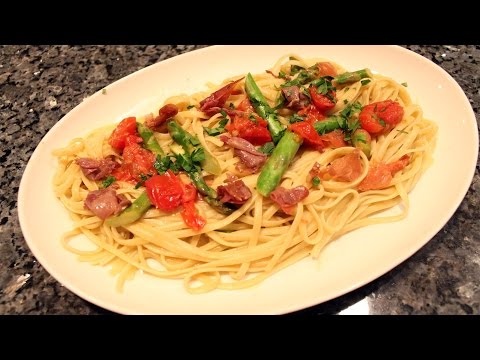 Asparagus Pasta Recipe - OrsaraRecipes