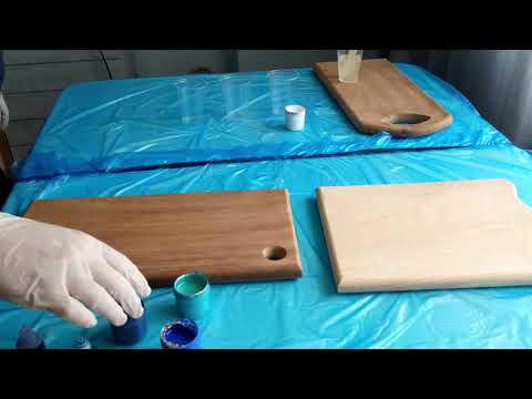 Video: Bir kesme tahtası epoksi yapabilir misin?