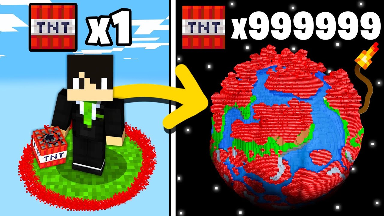 Minecraft Dar TNT = Marimea Lumii