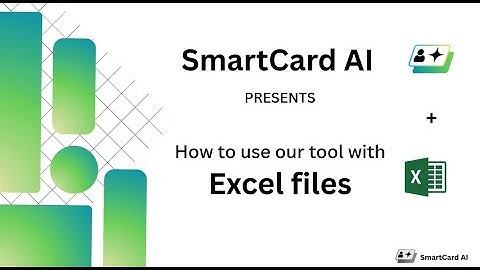 Data Source 2 : Upload Excel File to SmartCard AI