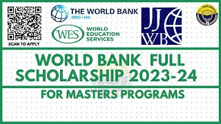 World Bank Scholarship Application Process 2023-2024 Joint Japan Apply Online Masters Program screenshot 4