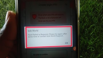 bob World Host Failed to Respond. Please try again after some time or contact bob World Support.
