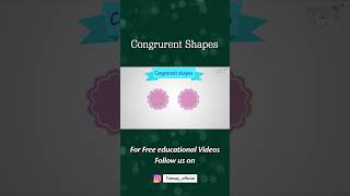 What are Congruent Shapes & Figures? (Definition & Examples) | Similar Shapes | Math #shorts Profile