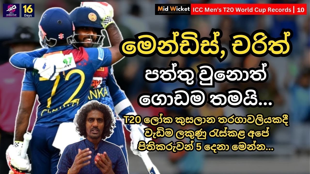 Sri Lankan Stars Top 5 Batsmen with the Most Runs in a T20 World Cup ...