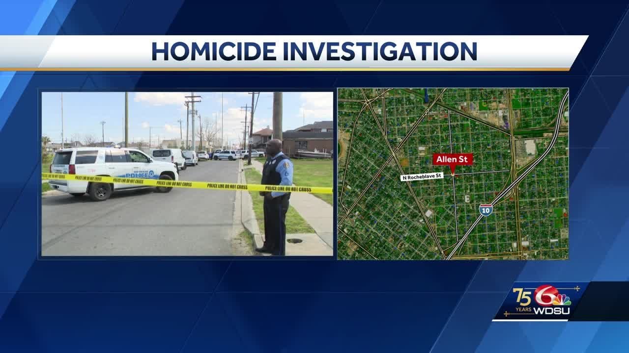 New Orleans Police investigating a homicide in the Seventh Ward - YouTube