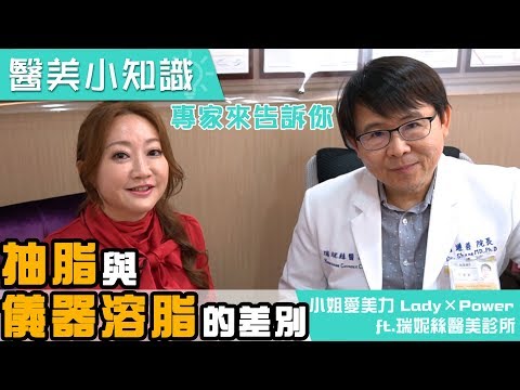 【醫美小知識】抽脂與儀器溶脂的差別?讓專家告訴你!! ft.瑞妮絲醫美診所 周遵善院長｜小姐愛美力