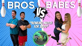 We Bowled Against 2 Babes For $200!