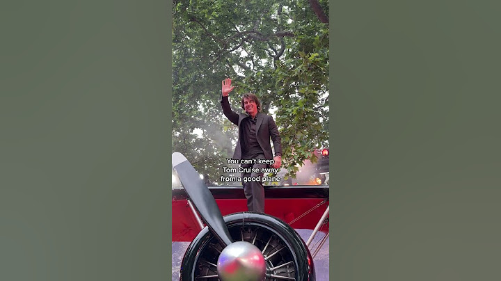 Mission: Impossible – The Final Reckoning | Tom Cruise at the Premiere Plane | Paramount Pictures UK