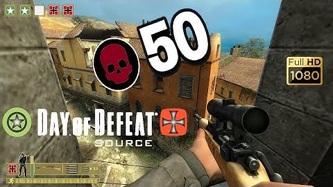 Day of Defeat Source - Professional Sniper - Dod_Avalanche (50-19) Gameplay (PC HD) [1080p60FPS]